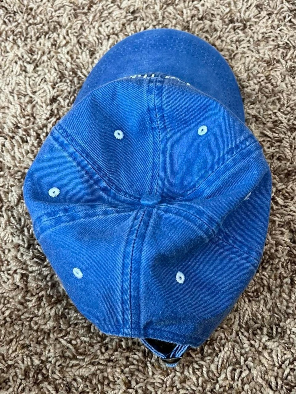 Outdoor Voices blue “Doing Things” hat in 100% washed cotton - Picture 7 of 8